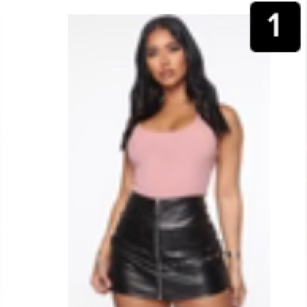 Fashion nova essential racer back tank top in shade mauve